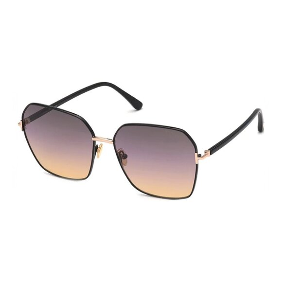 NEW TOM FORD WOMEN GOLD/BLACK SUNGLASSES - Picture 1 of 3